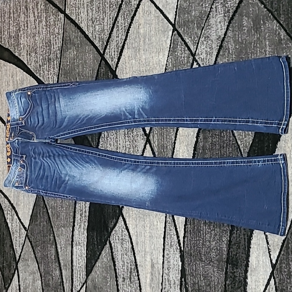 ROCK REVIVAL JESSICA BOOT-CUT DENIM JEAN - Picture 5 of 15